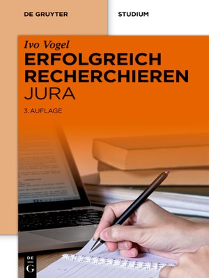 cover image of Erfolgreich recherchieren--Jura